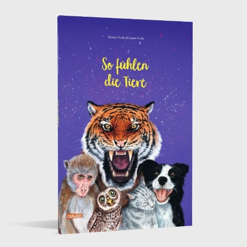 Buchcover und Innenansicht für das Buch: So fühlen die Tiere