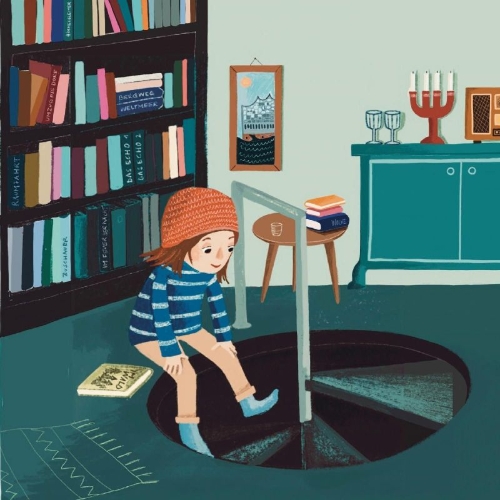 Buchcover und Innenansicht für das Buch: Maxi Pixi 453: Weihnachten in unserer Buchhandlung