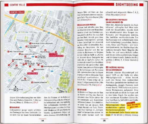 Buchcover und Innenansicht für das Buch: MARCO POLO Reiseführer Brüssel