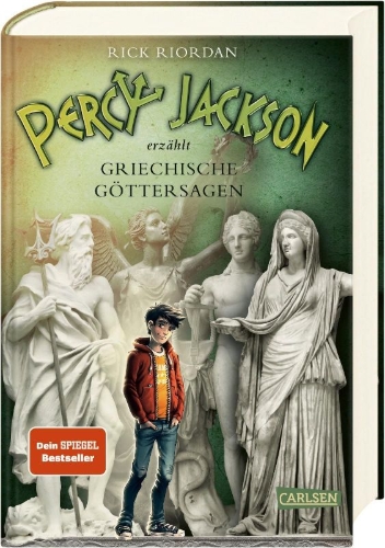 Buchcover und Innenansicht für das Buch: Percy Jackson's Greek Gods