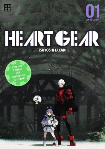 Buchcover und Innenansicht für das Buch: Heart Gear - Band 1 - Limited Edition