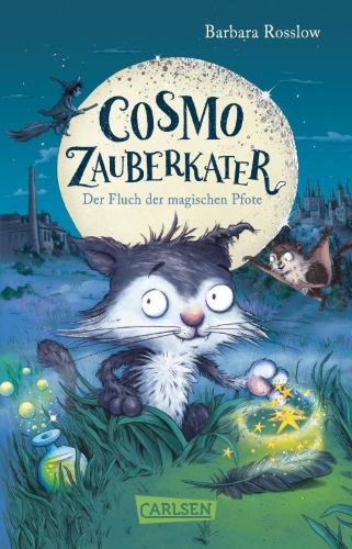 Buchcover und Innenansicht für das Buch: Cosmo Zauberkater 1: Der Fluch der magischen Pfote