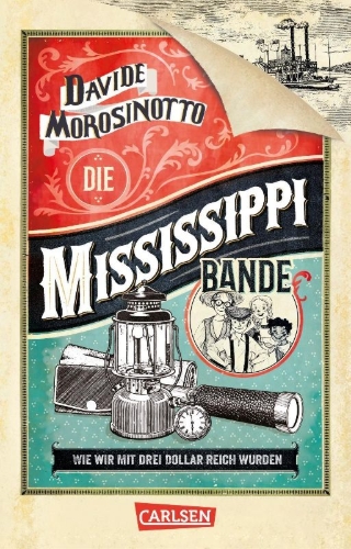 Buchcover und Innenansicht für das Buch: Die Mississippi-Bande