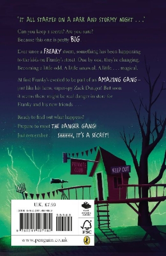 Buchcover und Innenansicht für das Buch: The Danger Gang