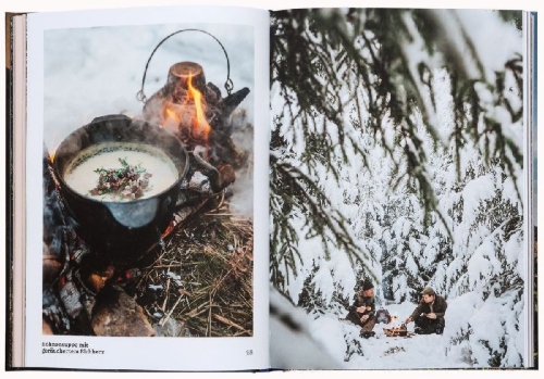 Buchcover und Innenansicht für das Buch: Wildküche