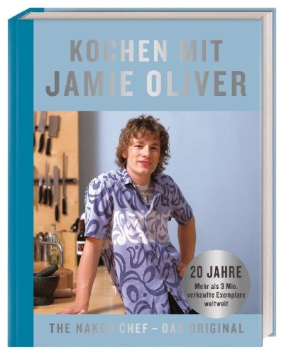 Buchcover und Innenansicht für das Buch: Kochen mit Jamie Oliver