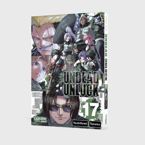 Buchcover und Innenansicht für das Buch: Undead Unluck
