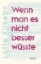 Buchcover und Innenansicht für das Buch: Hvis man ikke vidste bedre