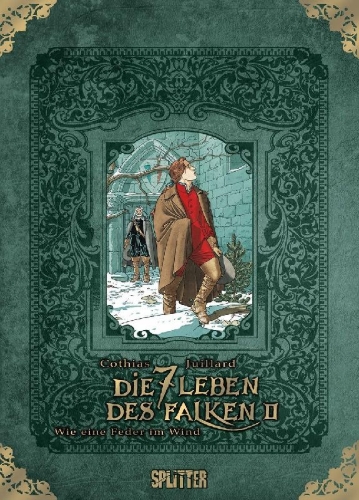 Buchcover und Innenansicht für das Buch: Die sieben Leben des Falken - zweiter Zyklus (limitierte Sonderedition)