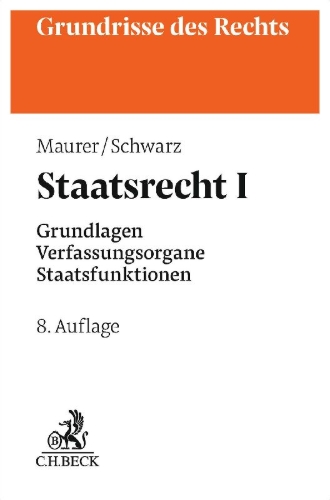 Buchcover und Innenansicht für das Buch: Staatsrecht I