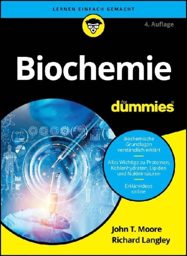 Buchcover und Innenansicht für das Buch: Biochemie für Dummies