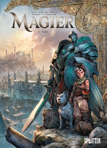 Buchcover und Innenansicht für das Buch: Magier. Band 6