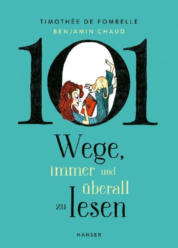 Buchcover und Innenansicht für das Buch: 101 façons de lire tout le temps