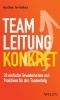 Buchcover und Innenansicht für das Buch: Teamleitung konkret