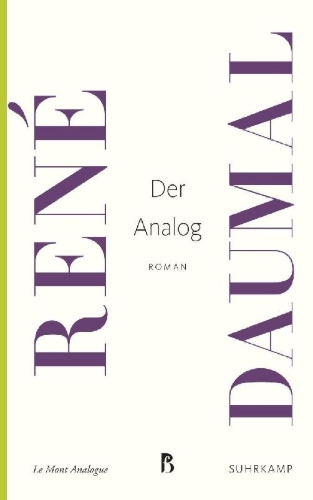 Buchcover und Innenansicht für das Buch: Le Mont Analoge. Roman d'aventures alpines, non euclidiennes et symboliquement authentiques