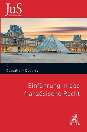 Buchcover und Innenansicht für das Buch: Einführung in das französische Recht