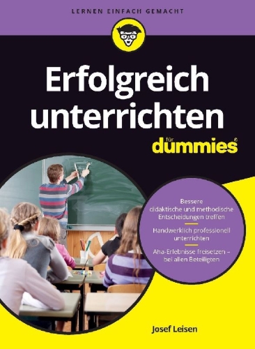 Buchcover und Innenansicht für das Buch: Erfolgreich unterrichten für Dummies
