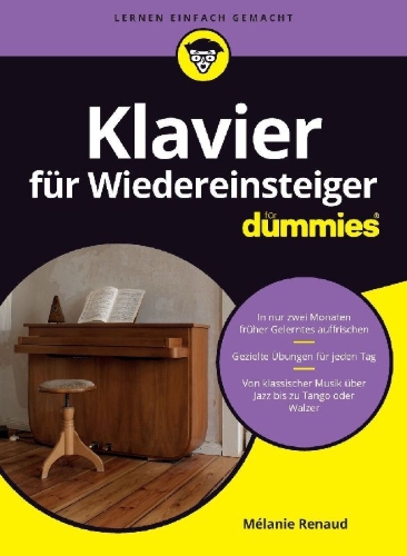 Buchcover und Innenansicht für das Buch: Klavier für Wiedereinsteiger für Dummies