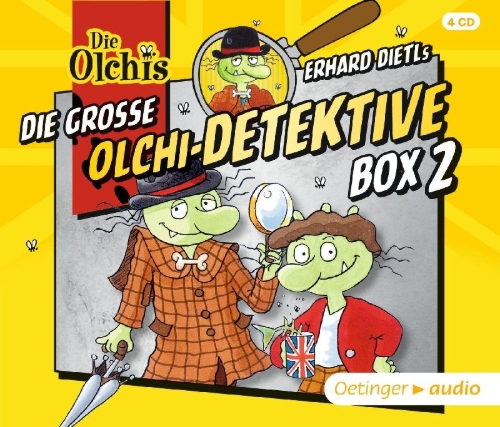 Buchcover und Innenansicht für das Buch: Die große Olchi-Detektive Box 2 (4CD)