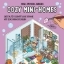 Buchcover und Innenansicht für das Buch: Mini-Sticker-Szenen - Cozy Mini-Homes