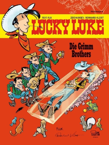 Buchcover und Innenansicht für das Buch: Lucky Luke