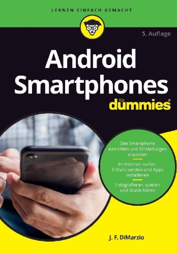 Buchcover und Innenansicht für das Buch: Android Smartphones für Dummies