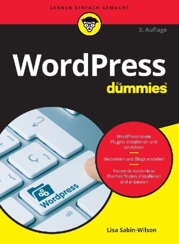 Buchcover und Innenansicht für das Buch: WordPress für Dummies