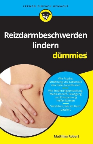 Buchcover und Innenansicht für das Buch: Reizdarmbeschwerden lindern für Dummies