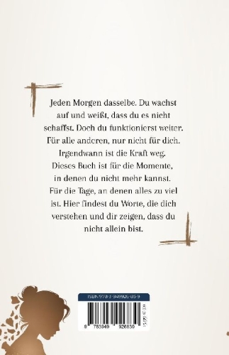 Buchcover und Innenansicht für das Buch: Wenn das Leben zu viel verlangt