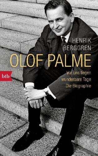 Buchcover und Innenansicht für das Buch: Underbara dagar framför oss. En biografi över Olof Palme