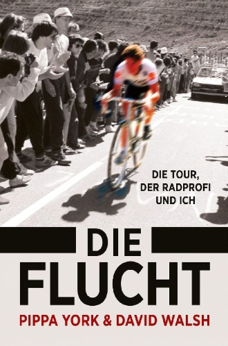 Buchcover und Innenansicht für das Buch: Die Flucht: Die Tour, der Radprofi und ich