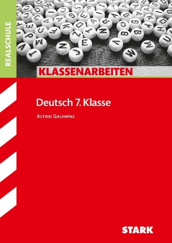 Buchcover und Innenansicht für das Buch: Klassenarbeiten Deutsch / Realschule 7. Klasse