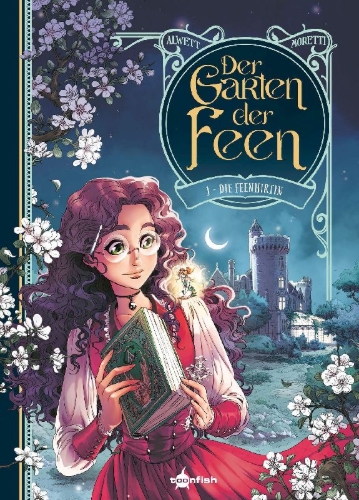 Buchcover und Innenansicht für das Buch: Le jardin des fees 1
