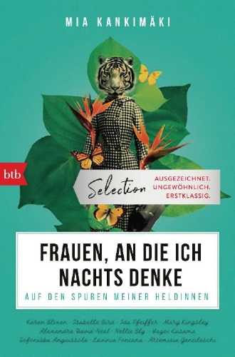 Buchcover und Innenansicht für das Buch: Naiset joita ajattelen öisin