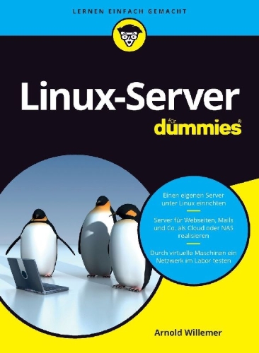 Buchcover und Innenansicht für das Buch: Linux-Server für Dummies