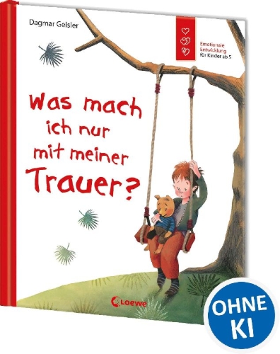 Buchcover und Innenansicht für das Buch: Was mach ich nur mit meiner Trauer?