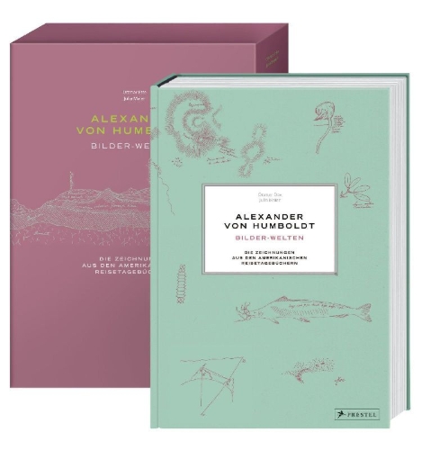 Buchcover und Innenansicht für das Buch: Alexander von Humboldt - Bilder-Welten
