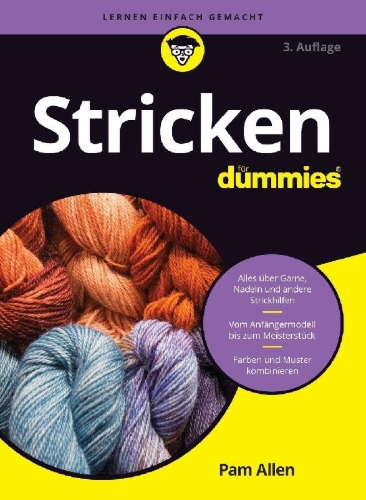 Buchcover und Innenansicht für das Buch: Stricken für Dummies