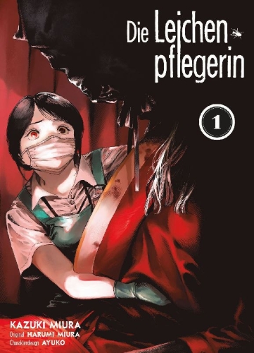 Buchcover und Innenansicht für das Buch: Die Leichenpflegerin 01