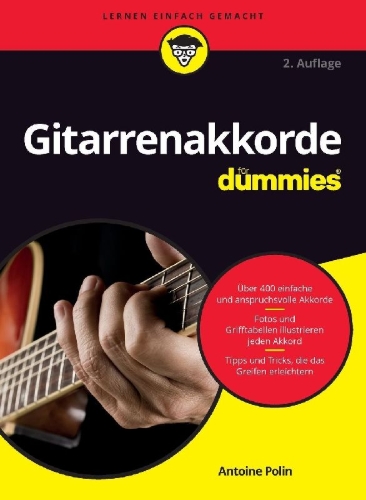 Buchcover und Innenansicht für das Buch: Gitarrenakkorde für Dummies