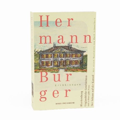 Buchcover und Innenansicht für das Buch: Blankenburg. Unglaubliche Geschichten und andere späte Prosa. Der Schuss auf die Kanzel