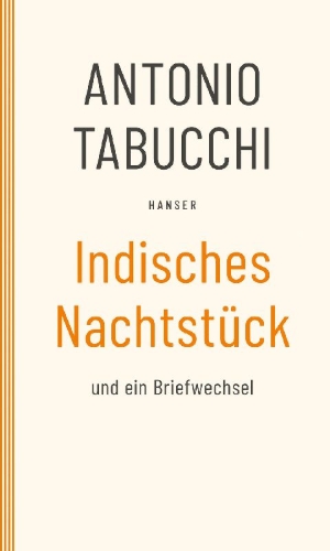 Buchcover und Innenansicht für das Buch: Indisches Nachtstück und Ein Briefwechsel