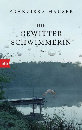Buchcover und Innenansicht für das Buch: Die Gewitterschwimmerin