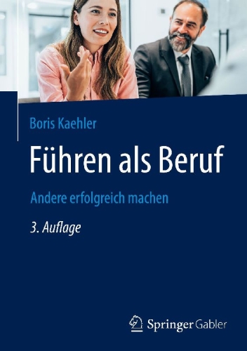 Buchcover und Innenansicht für das Buch: Führen als Beruf