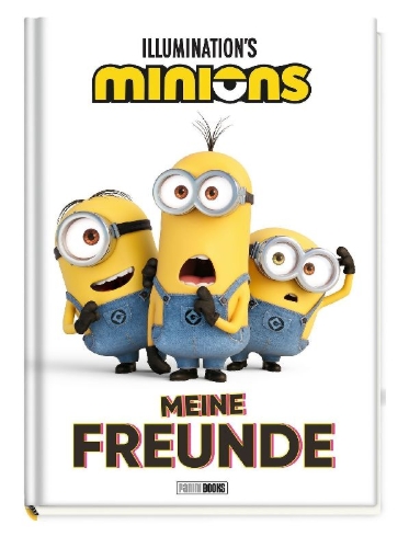 Buchcover und Innenansicht für das Buch: Minions: Meine Freunde