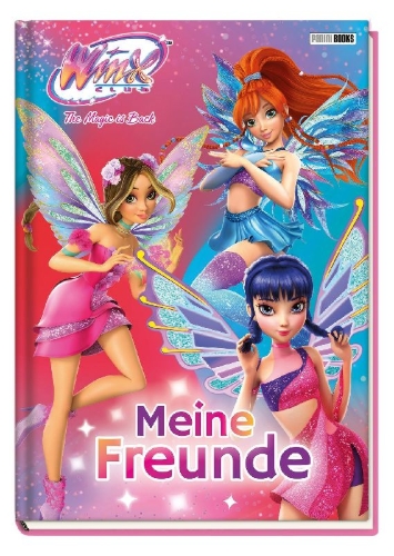 Buchcover und Innenansicht für das Buch: Winx Club: Meine Freunde