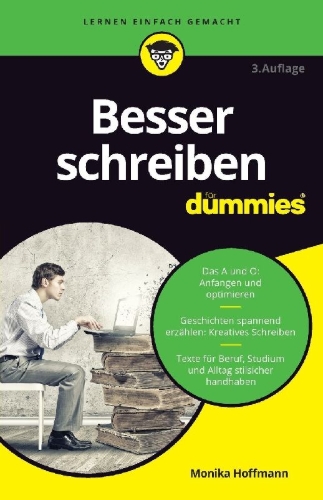 Buchcover und Innenansicht für das Buch: Besser schreiben für Dummies