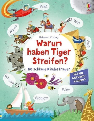Buchcover und Innenansicht für das Buch: Warum haben Tiger Streifen?
