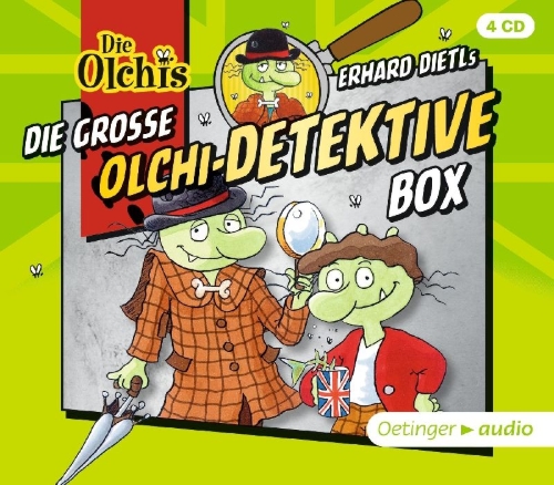 Buchcover und Innenansicht für das Buch: Die große Olchi-Detektive-Box (4CD)