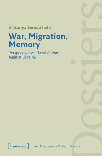 Buchcover und Innenansicht für das Buch: War, Migration, Memory
